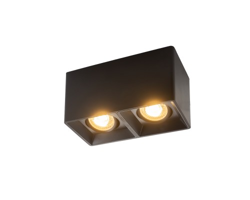 DK3035-BK Светильник накладной IP 20, 10 Вт, GU5.3, LED, черный, пластик