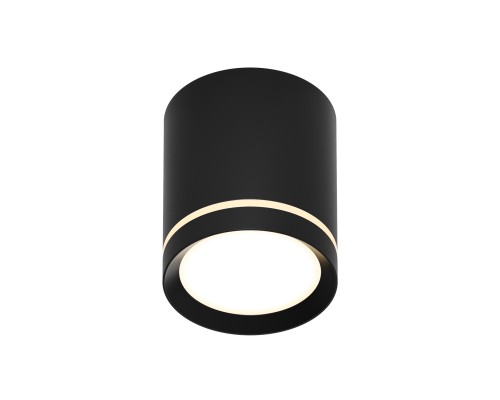 DK4016-BK Светильник накладной IP 20, 5 Вт, LED 3000, черный, алюминий/акрил