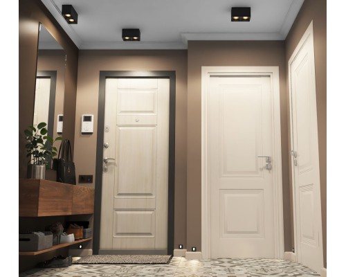 DK3085-BK+BR Светильник накладной IP 20, 10 Вт, GU5.3, LED, черный/бронзовый, пластик