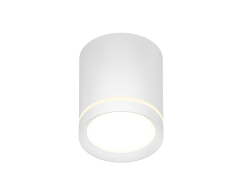 DK4016-WH Светильник накладной IP 20, 5 Вт, LED 3000, белый, алюминий/акрил