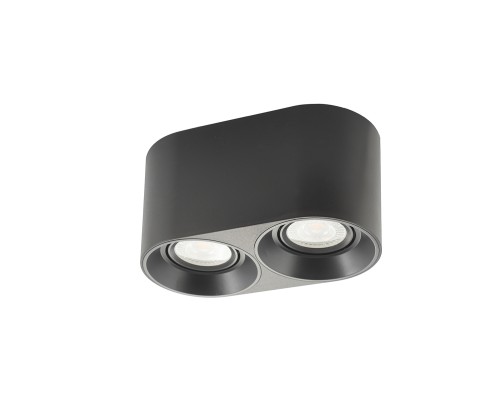 DK3036-BK Светильник накладной IP 20, 10 Вт, GU5.3, LED, черный, пластик
