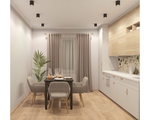 DK3040-BK Светильник накладной IP 20, 10 Вт, GU5.3, LED, черный, пластик