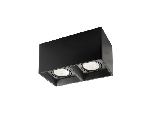 DK3035-BK Светильник накладной IP 20, 10 Вт, GU5.3, LED, черный, пластик