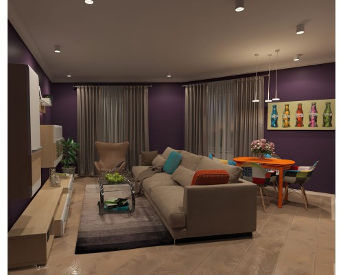 DK3040-WH Светильник накладной IP 20, 10 Вт, GU5.3, LED, белый, пластик