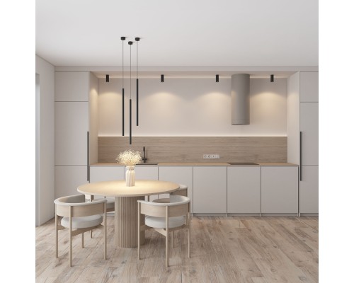 DK2051-BK Накладной светильник, IP 20, 15 Вт, GU10, черный, алюминий