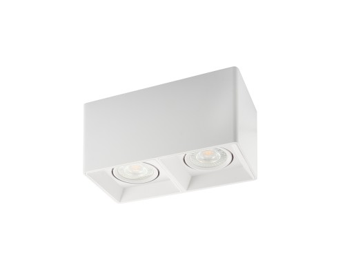 DK3035-WH Светильник накладной IP 20, 10 Вт, GU5.3, LED, белый, пластик