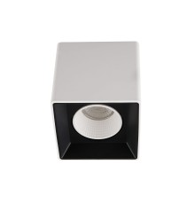 DK3080-WB+WH Светильник накладной IP 20, 10 Вт, GU5.3, LED, бело-черный/белый, пластик