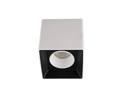 DK3080-WB+WH Светильник накладной IP 20, 10 Вт, GU5.3, LED, бело-черный/белый, пластик