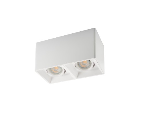 DK3035-WH Светильник накладной IP 20, 10 Вт, GU5.3, LED, белый, пластик