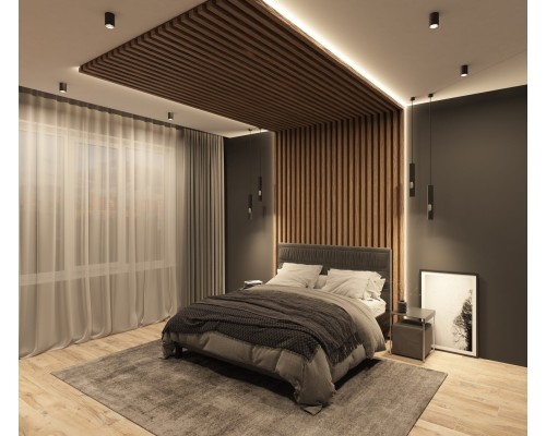 DK3110-BK Светильник накладной IP 20, 10 Вт, GU5.3, LED, черный, пластик