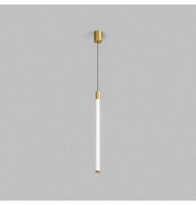 Светильник подвесной AURA, 16 Вт, 3000К, ?42x2300 мм, алюминий+стекло, бронза