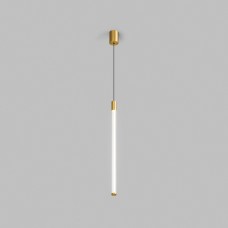 Светильник подвесной AURA, 16 Вт, 3000К, ?42x2300 мм, алюминий+стекло, бронза