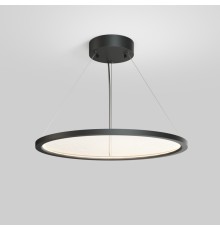 Подвесной светильник горизонтальный VEIL, 35 Вт, ?600?В1500 мм, LED 2700-6000K, IP20, пульт Д/У (в комплекте), черный, алюминий, акрил