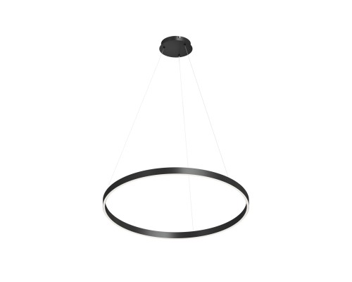 Светильник подвесной RAYDIA, 60 Вт, 3000–4000К, ?800?1500 мм, металл+акрил, черный, свет вверх/вниз