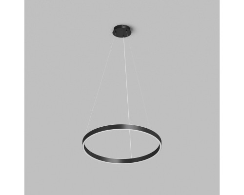 Светильник подвесной RAYDIA, 40 Вт, 3000–4000К, ?600?1500 мм, металл+акрил, черный, свет вверх/вниз