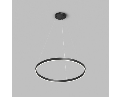 Светильник подвесной RAYDIA, 60 Вт, 3000–4000К, ?800?1500 мм, металл+акрил, черный, свет вверх/вниз