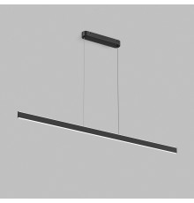 Светильник подвесной RAYLINE, 30 Вт, 3000–4000К, L1200?H1500 мм, металл, черный, свет вверх/вниз