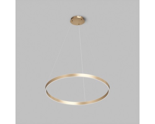 Светильник подвесной RAYDIA, 40 Вт, 3000–4000К, ?600?1500 мм, металл+акрил, матовое золото, свет вве