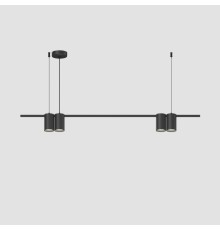 DK4061-BK Подвесной светильник ORBIT, IP20, 4xGU10 LED до 15 Вт, черный матовый, алюминий