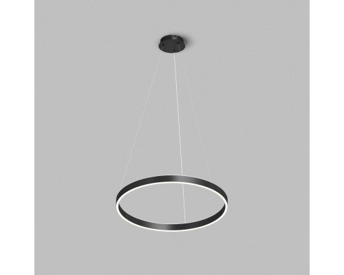 Светильник подвесной RAYDIA, 40 Вт, 3000–4000К, ?600?1500 мм, металл+акрил, черный, свет вверх/вниз