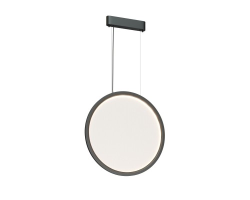 Подвесной светильник вертикальный VEIL, 35 Вт, ?600?2100 мм, LED 2700-6000K, IP20, пульт Д/У (в комплекте), черный, алюминий, акрил