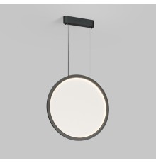 Подвесной светильник вертикальный VEIL, 35 Вт, ?600?2100 мм, LED 2700-6000K, IP20, пульт Д/У (в комплекте), черный, алюминий, акрил