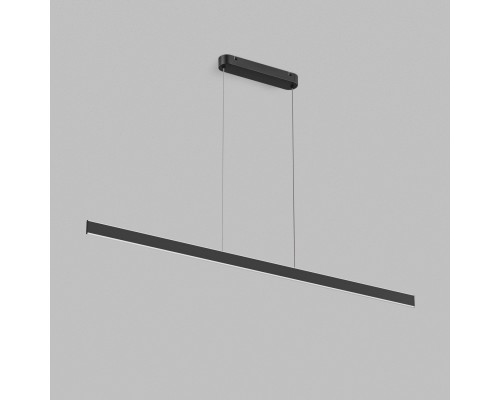 Светильник подвесной RAYLINE, 30 Вт, 3000–4000К, L1200?H1500 мм, металл, черный, свет вверх/вниз