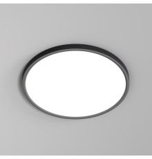 DK6522-BK Накладной светильник THIN, IP40, 36W, 3000K/4000K/6500K, переключатель цветовой температуры на корпусе, черный, полимер