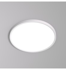 DK6522-WH Накладной светильник THIN, IP40, 36W, 3000K/4000K/6500K, переключатель цветовой температуры на корпусе, белый, полимер