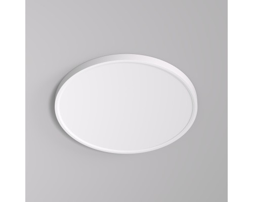 DK6522-WH Накладной светильник THIN, IP40, 36W, 3000K/4000K/6500K, переключатель цветовой температуры на корпусе, белый, полимер