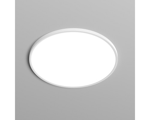 DK6524-WH Накладной светильник THIN, IP40, 50W, 3000K/4000K/6500K, переключатель цветовой температуры на корпусе, белый, полимер