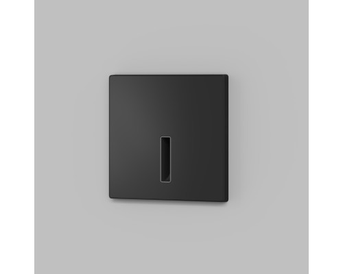 DK1030-BK Светильник встраиваемый в стену, IP 20, LED 3000K, 3 Вт, черный, алюминий