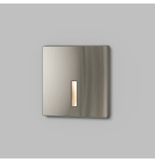 DK1030-NI Светильник встраиваемый в стену, IP 20, LED 3000K, 3 Вт, никель, алюминий