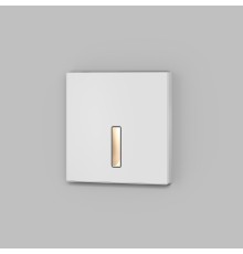 DK1030-WH Светильник встраиваемый в стену, IP 20, LED 3000K, 3 Вт, белый, алюминий