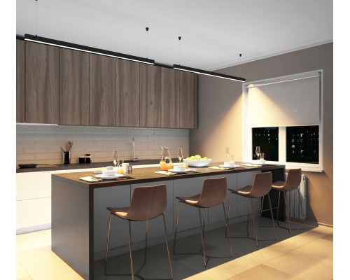 DK9153-BK Линейный светильник 42W 1500mm 3000K, черный