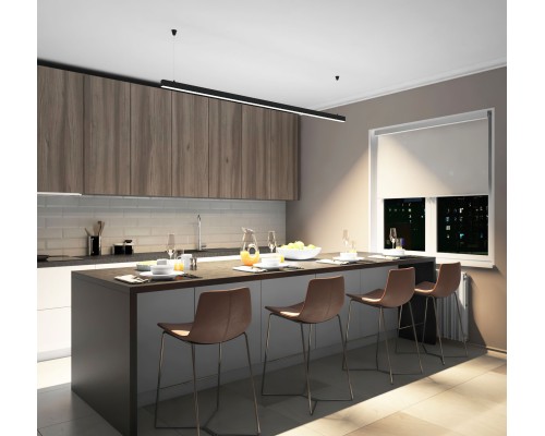 DK9204-BK Линейный светильник 52W 2000mm 4000K, черный