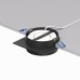 DK2091-BK Встраиваемый светильник FLAT, IP 20, до 15 Вт, GX53, LED, черный, алюминий