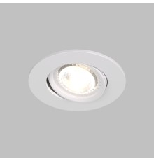 DK3020-WH Встраиваемый светильник, IP 20, 10 Вт, GU5.3, LED, белый, пластик