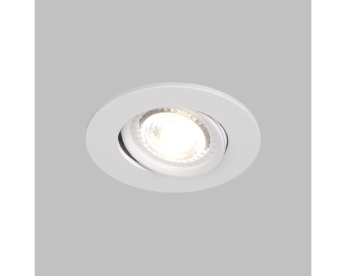 DK3020-WH Встраиваемый светильник, IP 20, 10 Вт, GU5.3, LED, белый, пластик