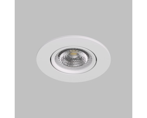 DK3020-WH Встраиваемый светильник, IP 20, 10 Вт, GU5.3, LED, белый, пластик