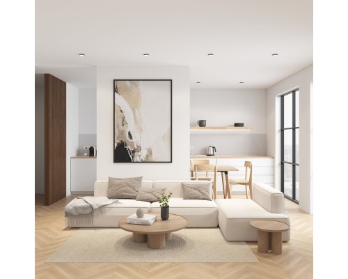 DK2402-BK Встраиваемый светильник, IP 20, 50 Вт, GU10, черный, алюминий