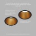 DK3026-BG Встраиваемый светильник, IP 20, 10 Вт, GU5.3, LED, черный/золотой, пластик