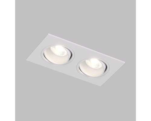 DK3072-WH Встраиваемый светильник, IP 20, 10 Вт, GU5.3, LED, белый/белый, пластик