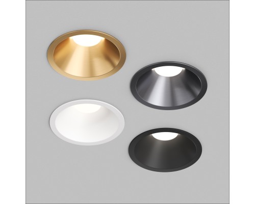 DK2431-DN Встраиваемый светильник SHINE GLOW 15Вт, 3000-4000К, IP20, темный никель, алюминий