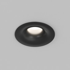 DK2430-BK Встраиваемый светильник SHINE GLOW 15Вт, 3000-4000К, IP20, черный матовый, алюминий