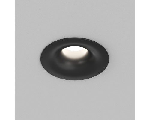 DK2430-BK Встраиваемый светильник SHINE GLOW 15Вт, 3000-4000К, IP20, черный матовый, алюминий