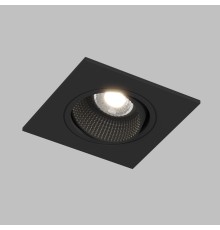 DK3071-BK Встраиваемый светильник, IP 20, 10 Вт, GU5.3, LED, черный/черный, пластик