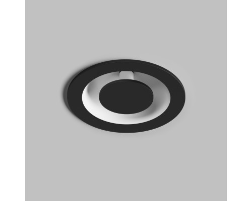 DK2500-BK Встраиваемый светильник, IP 20, 5 Вт, LED 3000, черный, алюминий
