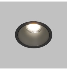 DK4400-BK Встраиваемый светильник, IP 20, 7 Вт, LED 3000, черный, алюминий