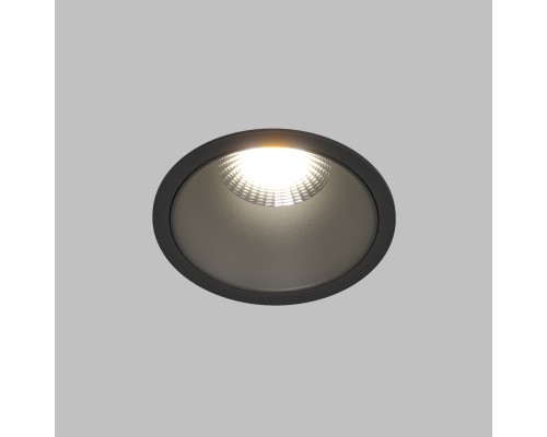 DK4400-BK Встраиваемый светильник, IP 20, 7 Вт, LED 3000, черный, алюминий